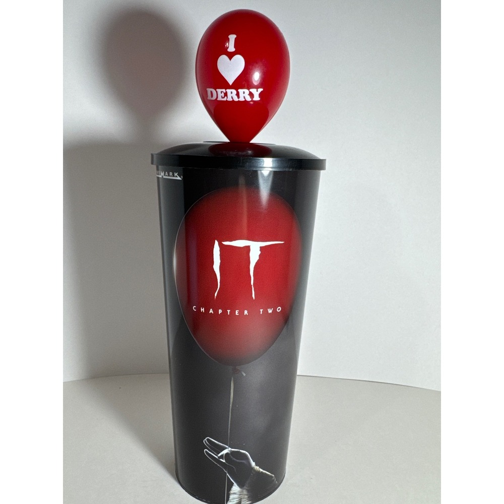 IT Chapter Two Cinemark 44oz Cup Red Balloon I Heart Derry Pennywise Movie Promo